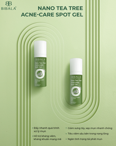  NANO TEA TREE ACNE-CARE SPOT GEL - Gel chấm mụn tràm trà 