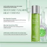  SILVER DAILY CALMING MILKY ESSENCE - Nước dưỡng keo bạc hỗ trợ làm dịu mát dưỡng ẩm sâu 120 ml 