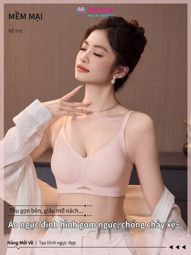 Áo ngực không gọng Speranza SPA6808NK định hình chống chảy xệ nâng 3D
