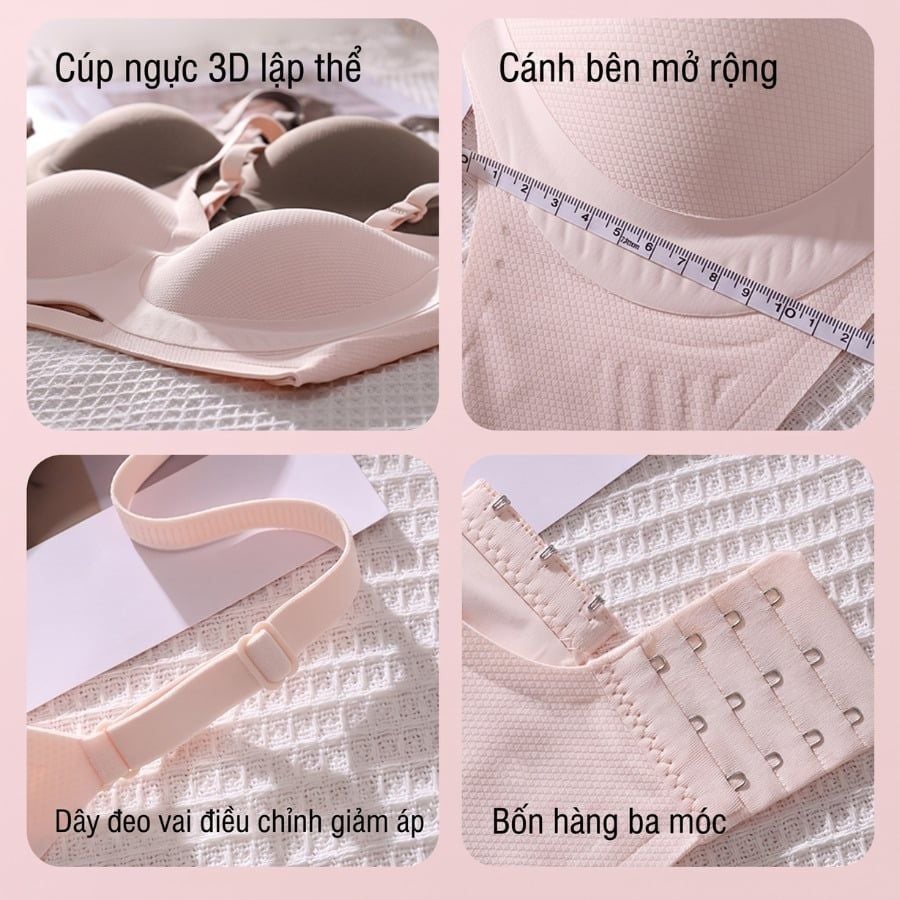 Áo ngực không gọng Speranza SPA6808NK định hình chống chảy xệ nâng 3D