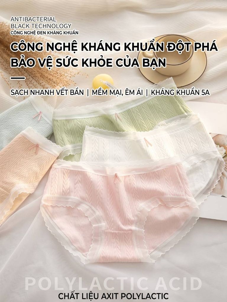 Combo 3 Quần Lót Nữ Speranza SPQ724SH Kháng Khuẩn 5A Mềm Mại