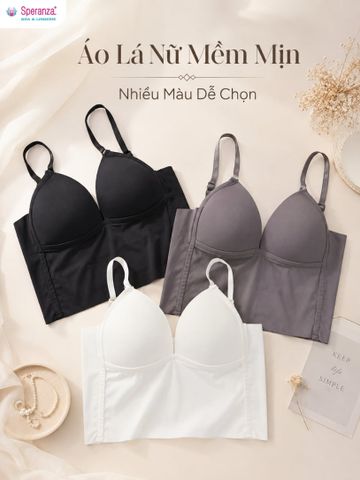 Áo Lá Nữ Speranza SPAL556SH Không Gọng Mút Mỏng Co Giãn 4 Chiều