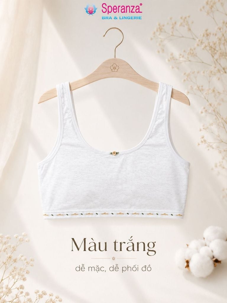 COMBO 2 Áo Lá Học Sinh Speranza SPAL0014SH Cotton Thoáng Khí