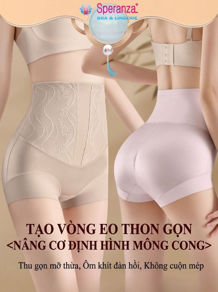 Quần Gen Bụng Zstyle ZQG9669NK Lưng Cao Phối Ren Nâng Mông