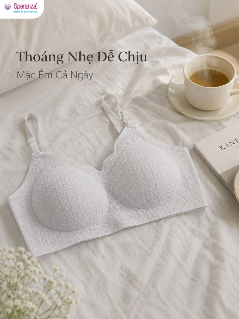 Áo Lá Nữ Speranza SPAL5987SH Mút Mỏng Mềm Mịn Co Giãn Thoáng Mát