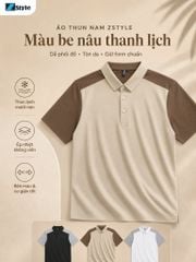 Áo Polo Nam Zstyle ZMT146SH Thun Lạnh Co Giãn Nút Cài Thoáng Khí