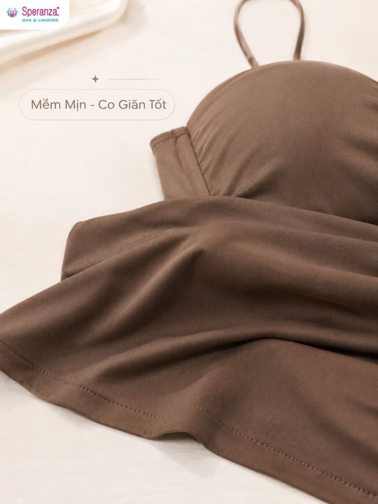 Áo Lá Nữ 4 Dây Speranza SPAL122 Có Mút Không Gọng Ôm Dáng Mềm Mịn