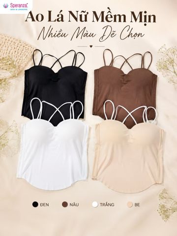 Áo Lá Nữ 4 Dây Speranza SPAL122 Có Mút Không Gọng Ôm Dáng Mềm Mịn