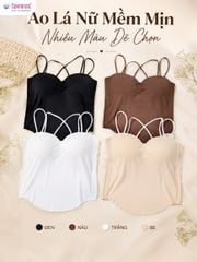 Áo Lá Nữ 4 Dây Speranza SPAL122 Có Mút Không Gọng Ôm Dáng Mềm Mịn