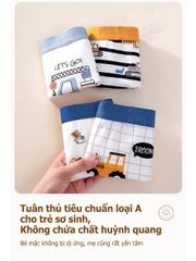 Combo 4 Quần Lót Boxer Bé Trai J-me Cotton Loại A Kháng Khuẩn 5A