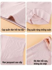 Quần Gen Bụng Zstyle ZQG9669NK Lưng Cao Phối Ren Nâng Mông