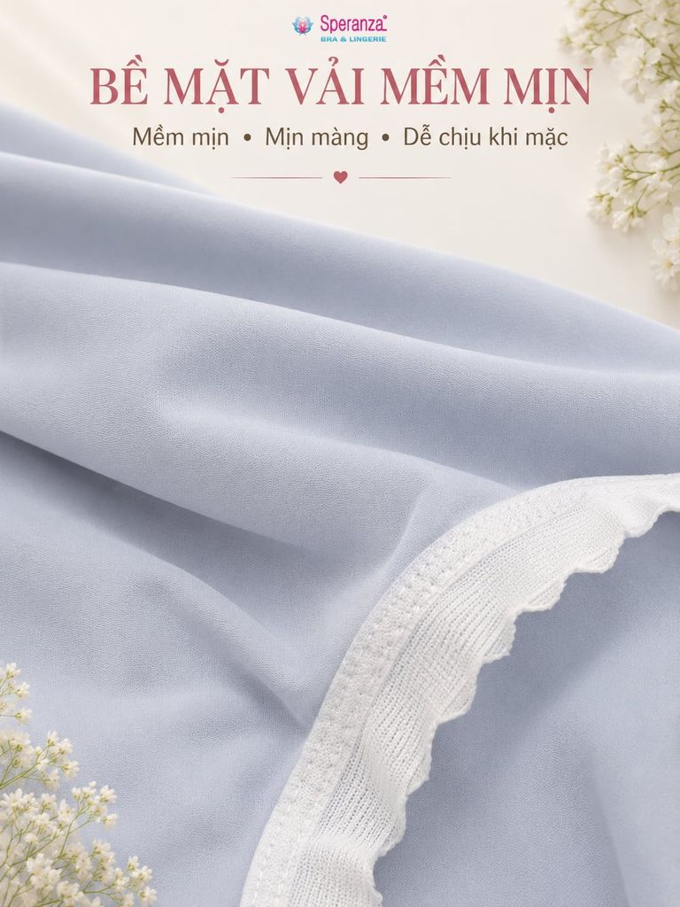 Quần Lót Nữ Speranza SPQ01209 Cạp Êm Mềm Mịn Co Giãn Thoải Mái