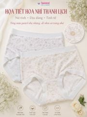 Quần Lót Nữ Speranza Q149NK Hoa Nhí Cạp Mềm Co Giãn Thoáng Mát