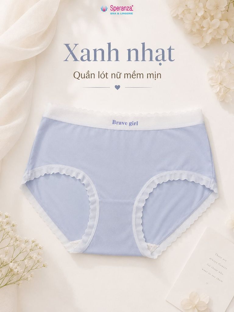 Quần Lót Nữ Speranza SPQ01209 Cạp Êm Mềm Mịn Co Giãn Thoải Mái