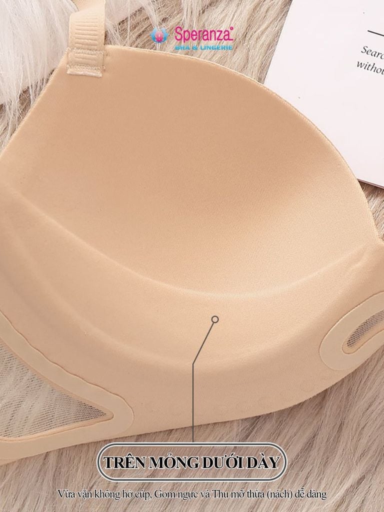 Áo Lót Không Gọng Siêu Đẩy Speranza SPA206SH Đệm Dày 2.5cm Cúp 3D
