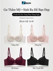Áo Lót Zstyle ZAL992NK Su Đúc Phối Satin Nâng Ngực Chống Trượt