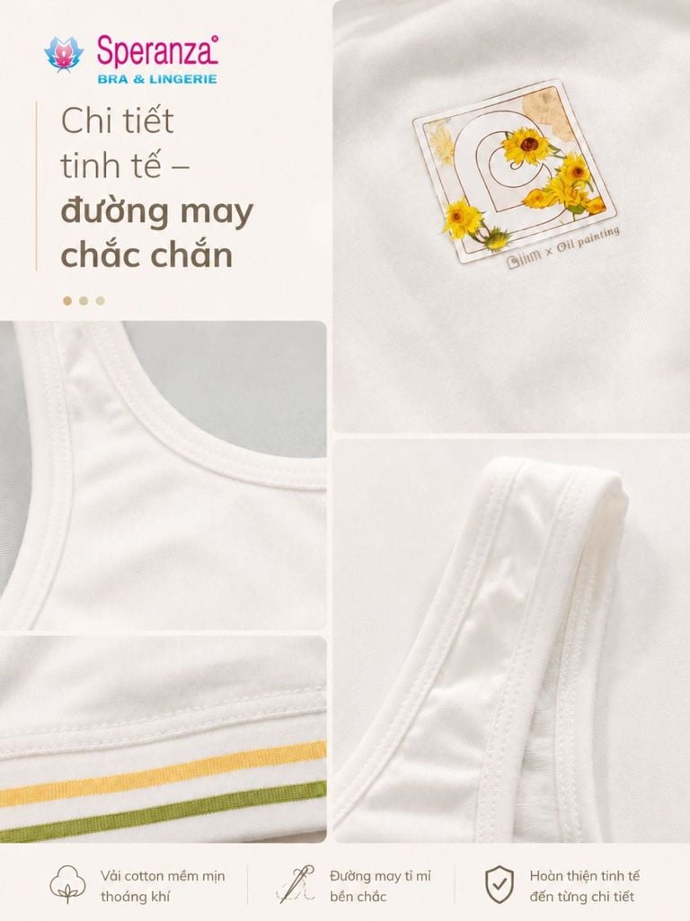 Combo 2 Áo Lá Nữ Speranza SPAL1856SH Chất Modal Mềm Mịn