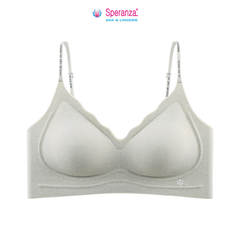 Áo Lót Không Gọng Nữ Cao Cấp Chất Chấm Tuyết Mịn, Nâng Ngực Tự Nhiên, Mặc Như Không Dây Vai Thời Trang, Không Vết Hằn SPA0023SH