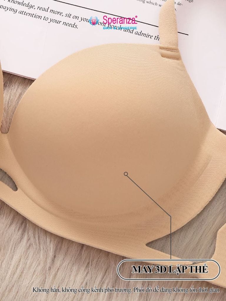 Áo Lót Không Gọng Siêu Đẩy Speranza SPA206SH Đệm Dày 2.5cm Cúp 3D