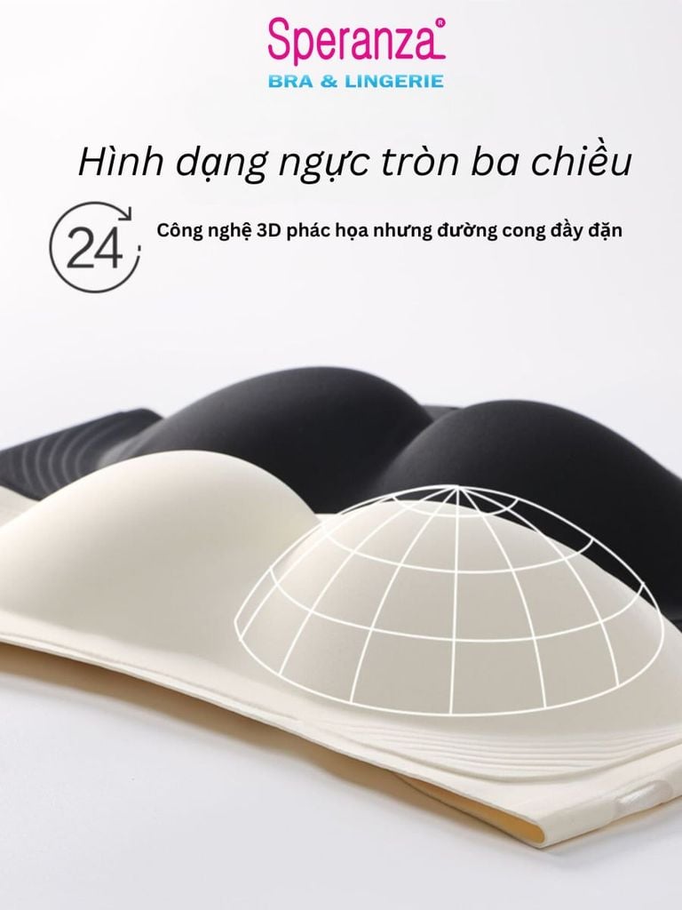 Áo Ngực Quây Speranza SPA101SH Không Gọng Chống Trượt Nâng Ngực