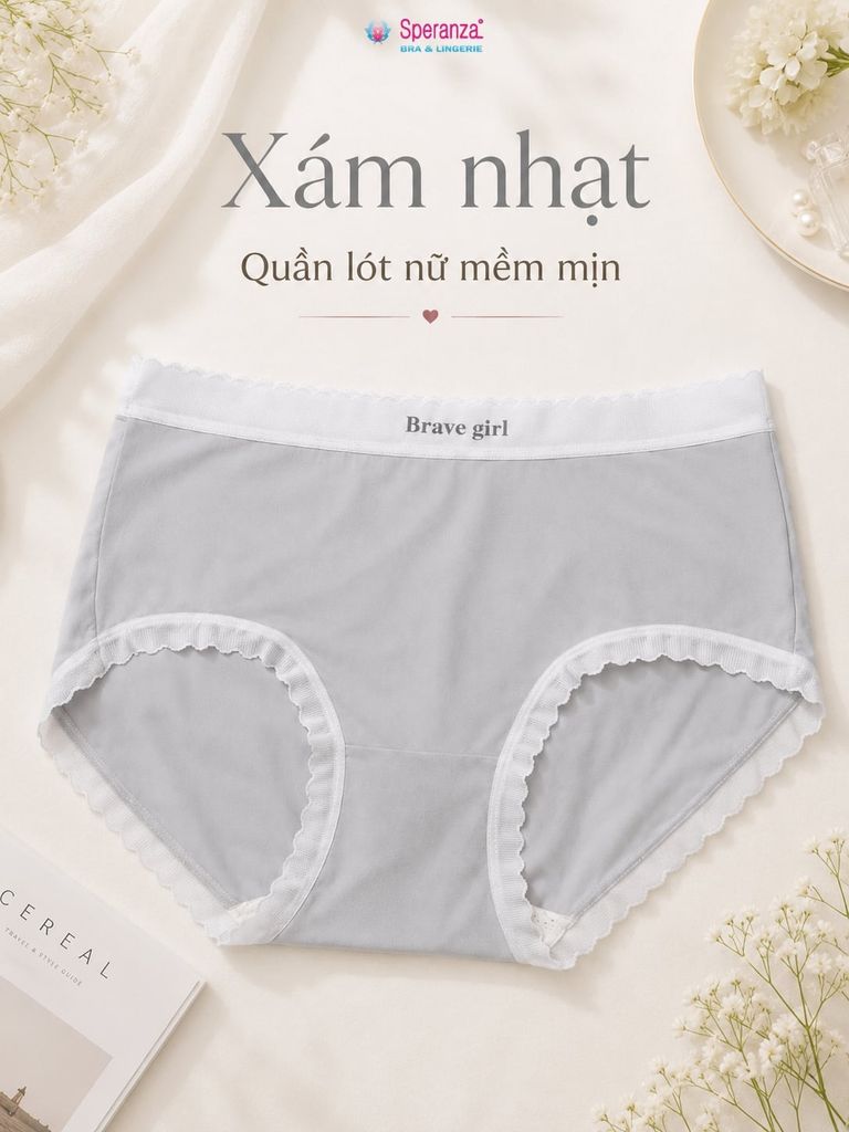 Quần Lót Nữ Speranza SPQ01209 Cạp Êm Mềm Mịn Co Giãn Thoải Mái