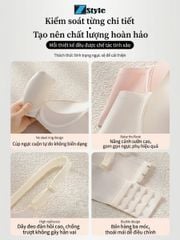 Áo Lót Zstyle ZAL992NK Su Đúc Phối Satin Nâng Ngực Chống Trượt
