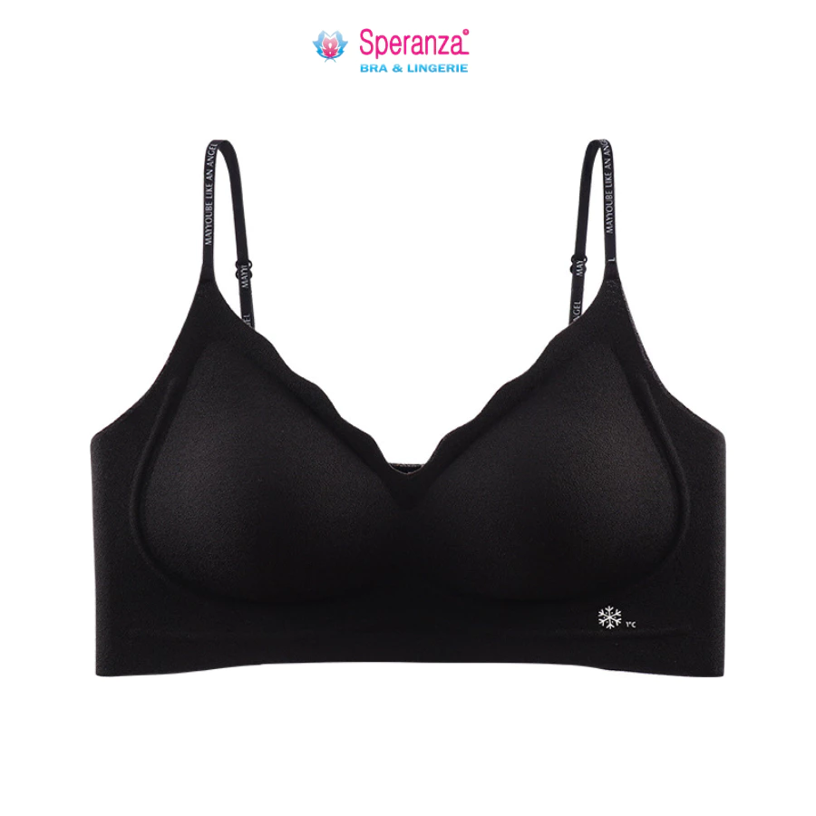 Áo Lót Không Gọng Nữ Cao Cấp Chất Chấm Tuyết Mịn, Nâng Ngực Tự Nhiên, Mặc Như Không Dây Vai Thời Trang, Không Vết Hằn SPA0023SH