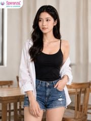 Áo Thun Nữ Speranza SPAL2233SH Có Đệm Ngực Vải Modal Mềm Mại Thoáng Mát
