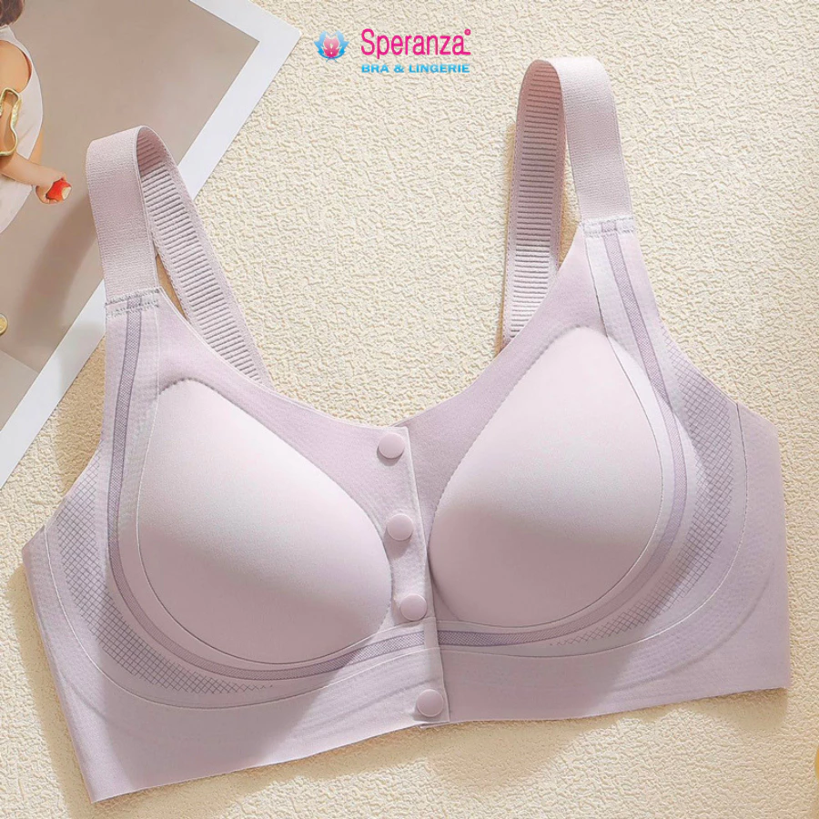 Áo Lót Không Gọng Nâng Đỡ Vòng 1 Lớn – Cúp Mỏng Cài Trước – Co Giãn Thoáng Mát Cho Người Trung Niên SPA811SH