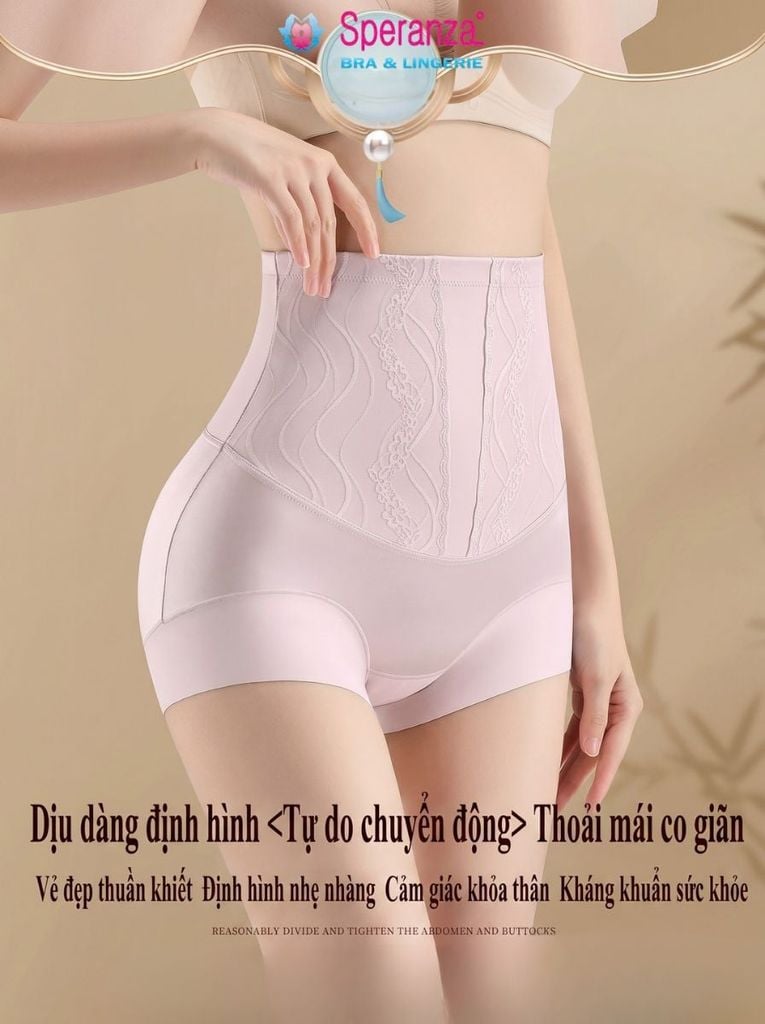 Quần Gen Bụng Zstyle ZQG9669NK Lưng Cao Phối Ren Nâng Mông