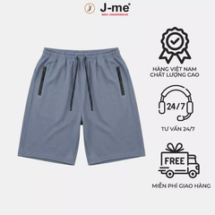 Quần Short Nam Thể Thao J-me Cao Cấp - Chất Poly Spandex Co Giãn 4 Chiều, Thoáng Khí, Kháng Nước Nhẹ JMB076SH