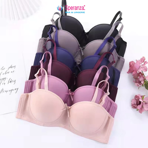 Áo ngực không gọng Speranza, nâng ngực 3/4 cúp mút dày nhẹ, dây tháo rời, nhiều màu, thoáng khí SPA8806SH
