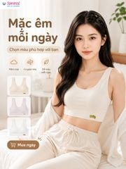 Áo Bra Nữ Cotton Speranza SPAL01908SH Có Mút Nhẹ, Form Ôm Đến 65kg