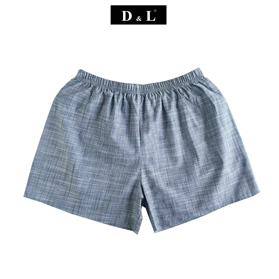 Quần Đùi Nam Mặc Cotton Kate Mềm Mát Lưng Thun Co Giãn Trên Gối, Không Túi DL001SH
