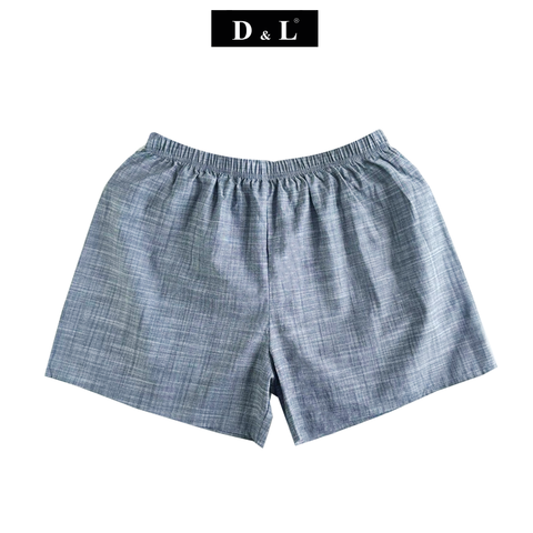 Quần Đùi Nam Mặc Cotton Kate Mềm Mát Lưng Thun Co Giãn Trên Gối, Không Túi DL001SH