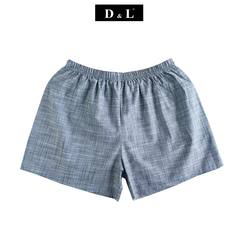 Quần Đùi Nam Mặc Cotton Kate Mềm Mát Lưng Thun Co Giãn Trên Gối, Không Túi DL001SH