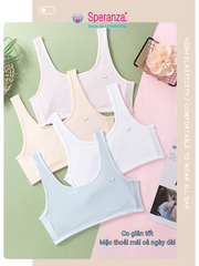 Áo lót bé gái dậy thì Speranza cotton lạnh Che ngực không lộ – co giãn thoáng khí SPAL090SH