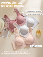 Áo Lót Không Gọng Nâng Đỡ Vòng 1 Lớn – Cúp Mỏng Cài Trước – Co Giãn Thoáng Mát Cho Người Trung Niên SPA811SH