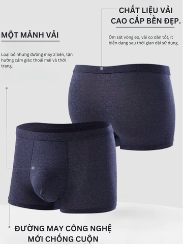 Quần lót boxer J-me thoáng khí, lụa băng dành cho nam, nhanh khô và mát mẻ - JM815SH