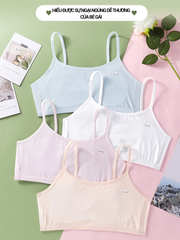 Áo lót bé gái Speranza lụa lạnh cotton thoáng khí | Êm nhẹ, chống lộ dấu, dây vai co giãn chắc chắn SPAL143SH