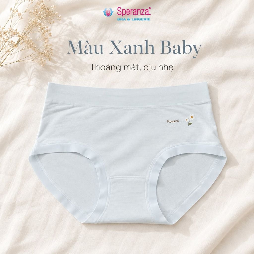 Quần Lót Nữ Cotton Q129NK Cạp Vừa Họa Tiết Hoa Nhí Mềm Mại