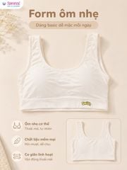 Áo Bra Nữ Cotton Speranza SPAL01908SH Có Mút Nhẹ, Form Ôm Đến 65kg