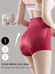 Quần Gen Bụng Ấm Tử Cung Speranza, Lót Tơ Tằm 10A Kháng Khuẩn, Siết Eo 2 Lớp Nâng Mông SPQG5087SH