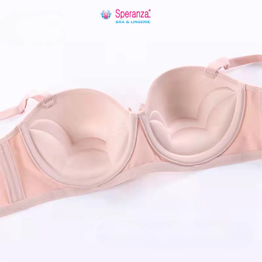 Áo ngực không gọng Speranza, nâng ngực 3/4 cúp mút dày nhẹ, dây tháo rời, nhiều màu, thoáng khí SPA8806SH