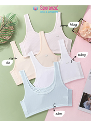Áo lót bé gái dậy thì Speranza cotton lạnh Che ngực không lộ – co giãn thoáng khí SPAL090SH