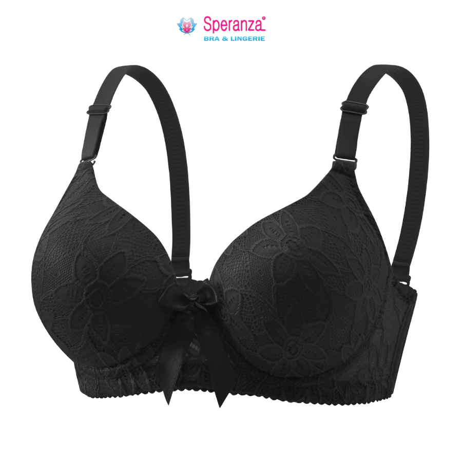 Áo ngực ren nữ Speranza mút mỏng 0.3cm, lót cotton, 3 móc 3 hàng, size 34-40 SPA755SH