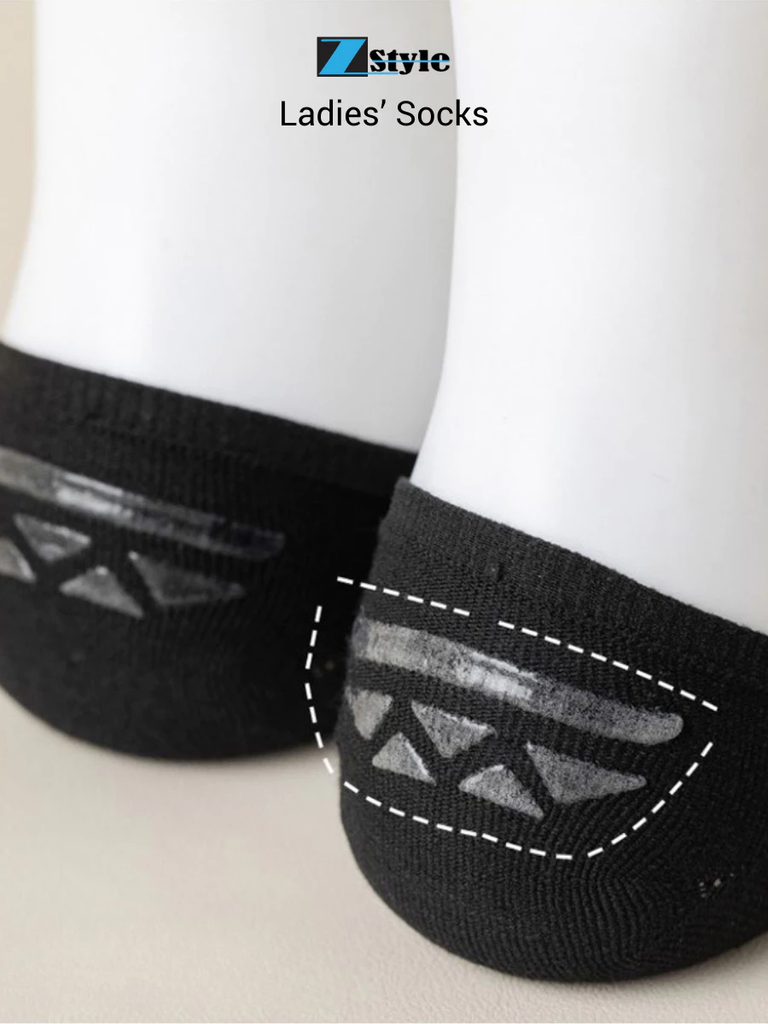 Combo 5 đôi Vớ Lười Nữ Zstyle – Cotton Tự Nhiên Kháng Khuẩn, Co Giãn Tốt, Thoáng Khí – Dài 20.5cm ZLS005SH