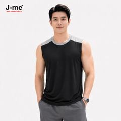 Áo thun 3 lỗ nam J-me JMT095SH cổ tròn vải cotton bambo mềm mại