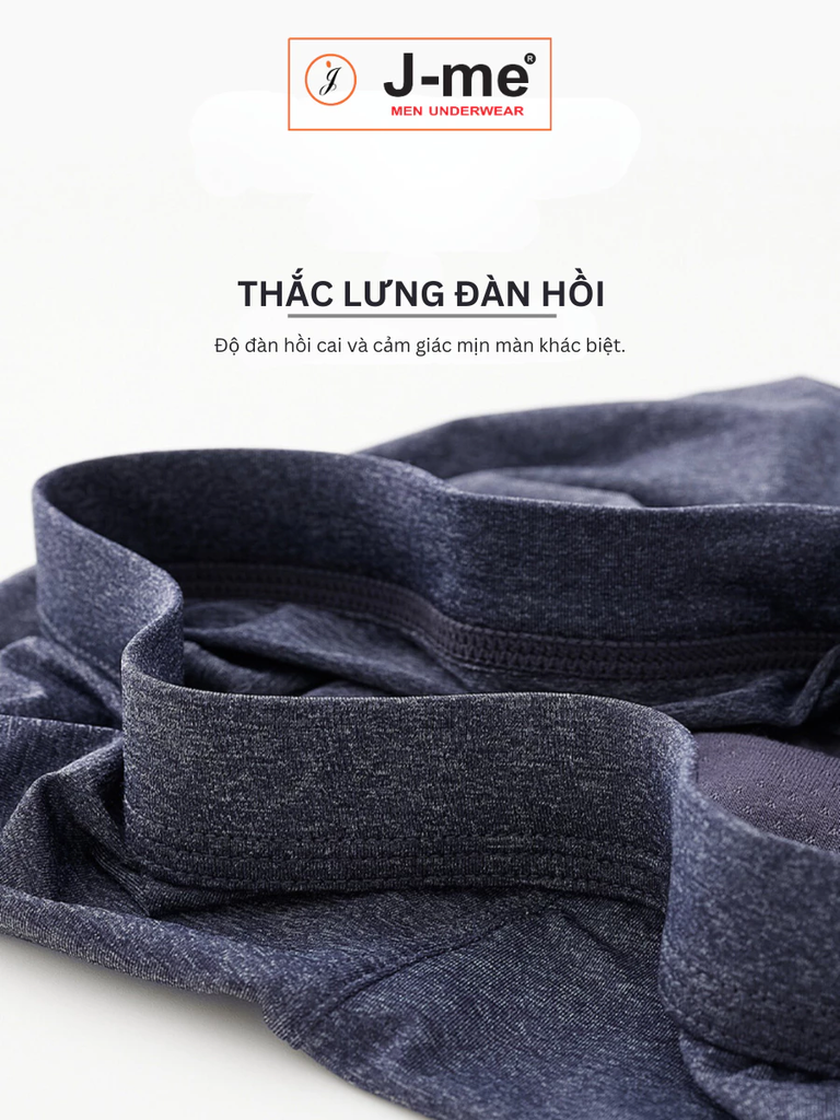 Quần lót boxer J-me thoáng khí, lụa băng dành cho nam, nhanh khô và mát mẻ - JM815SH