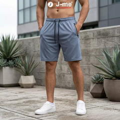 Quần Short Nam Thể Thao J-me Cao Cấp - Chất Poly Spandex Co Giãn 4 Chiều, Thoáng Khí, Kháng Nước Nhẹ JMB076SH